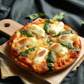 瑪莉屋口袋比薩pizza【瑪格麗特披薩】薄皮/奶素/一入_2