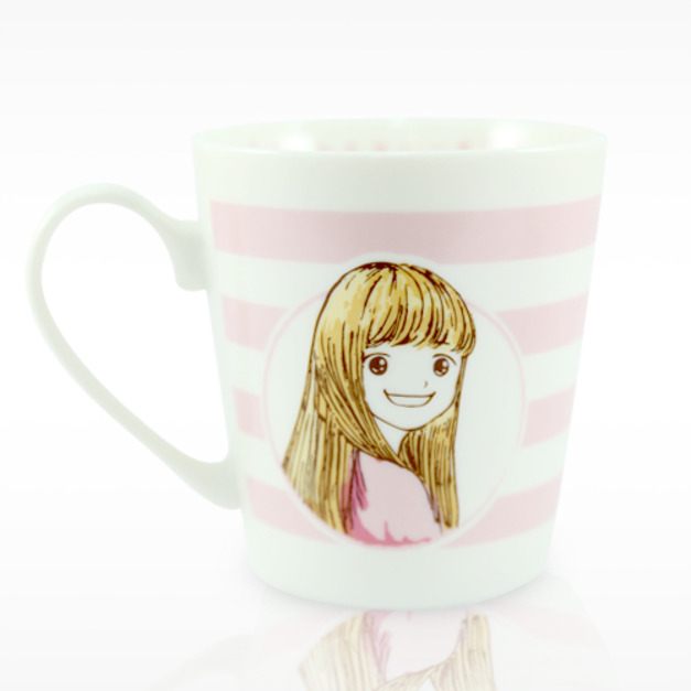 幸福女孩-文字馬克杯