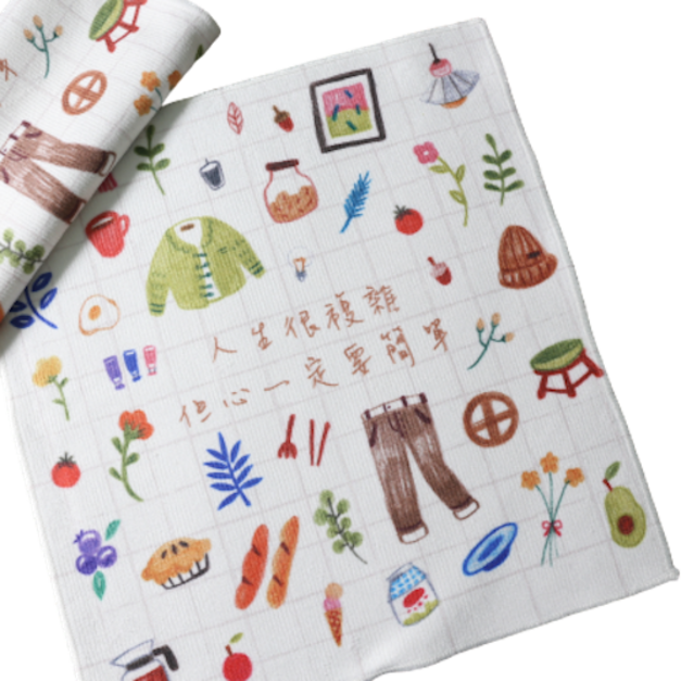 RingRing簡單人生小方巾