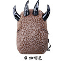 龐克風時尚熊爪豹紋造型包潮包後背包(3色可選)_1