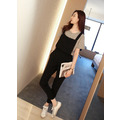 韓版顯瘦吊带休閒連身褲_1