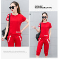 韓版女裝中大尺碼女裝長袖休閒服套裝運動服套裝長袖上衣長褲 (5色可選)170831034_3
