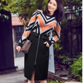高圓圓同款針織毛衣包臀短裙明星同款套裝女裝170920007