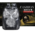 3D立體浮雕貓頭鷹圖騰酷炫後背包(金、銀、黑3色可選)171107001