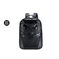 3D立體浮雕貓頭鷹圖騰酷炫後背包(金、銀、黑3色可選)171107001_2