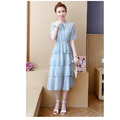遮肚顯瘦中大尺碼蛋糕裙洋裝連身裙190601012_2