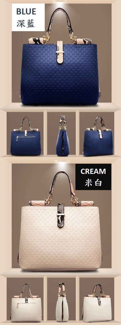 顏色展示-藍色與白色