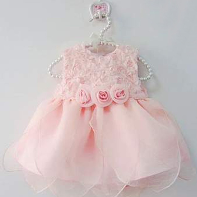 花朵小禮服/嬰兒滿月/百日/周歲/公主蓬蓬裙/花童/生日禮服