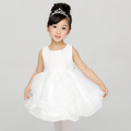 韓版baby小童白色婚紗蓬蓬裙/花童_1