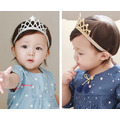 韓國原單嬰兒皇冠髮帶/寶寶頭飾(金/銀)