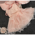 韓版女寶寶純棉花朵紗蓬裙/嬰兒公主裙/小洋裝/週歲_2