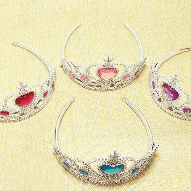 艾莎公主皇冠/萬聖節裝扮(紅粉藍紫黃) 現貨