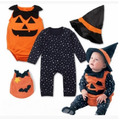 萬聖節/cosplay寶寶款小童連身衣套裝(南瓜)