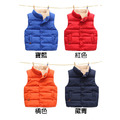 秋冬款韓版男女童加絨加厚保暖背心(共8色)_6