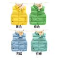 秋冬款韓版男女童加絨加厚保暖背心(共8色)_7