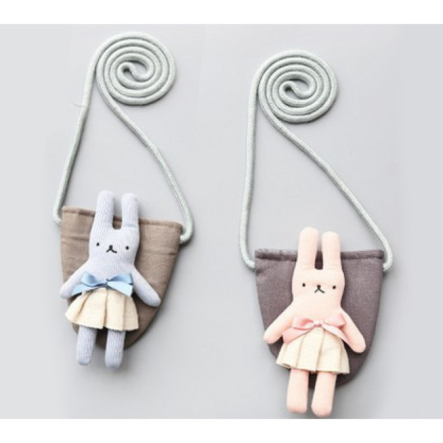 新款韓版小兔子女童斜揹包/配飾小包/單肩包(2色)