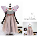 萬聖節cosplay花仙子長款蓬蓬公主裙+翅膀(灰色)_1