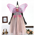 萬聖節cosplay花仙子長款蓬蓬公主裙+翅膀(灰色)_3