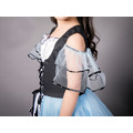 萬聖節cosplay藍色愛麗絲蓬蓬公主裙+髮飾_4