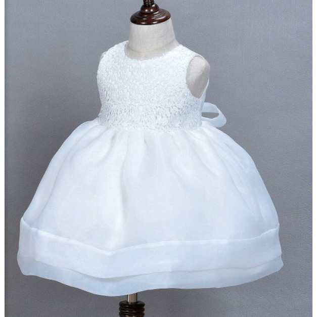 韓版baby小童白色婚紗蓬蓬裙/花童