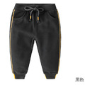 春裝新款韓版男童休閒運動束腳長褲(灰/藍/黑)_3