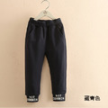 春裝新款韓版男女童英文字母休閒運動長褲(4色)_8