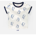 歐美外貿男童全棉恐龍圖案短袖上衣/T恤(2色)_2
