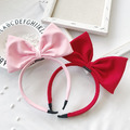 韓國原單手工白雪公主蝴蝶結髮圈/髮箍/頭飾(紅/粉)