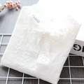 夏裝韓版中大童純棉蕾絲鏤空白色襯衫/娃娃衫_3