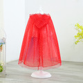 萬聖節韓版冰雪奇緣亮片連帽公主披風/長款斗蓬(6色)_2