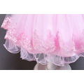 歐美款中大童蕾絲繡花燕尾蓬蓬公主裙/小禮服(6色)_13
