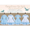 萬聖節日系愛麗絲夢遊仙境公主裙/表演服(附髮飾)_4
