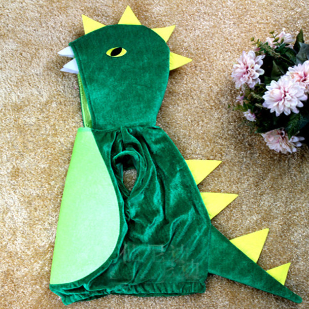 萬聖節cosplay男童可愛綠色恐龍服裝