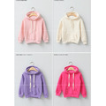 秋裝新款中大童素面純色連帽棉質上衣/親子裝(10色)_6