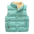 秋冬款韓版男女童加絨加厚保暖背心(共8色)_11