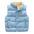 秋冬款韓版男女童加絨加厚保暖背心(共8色)_12