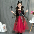 萬聖節cosplay吸血鬼女巫長款蓬蓬公主裙+髮飾/親子裝