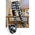 2020秋款韓版中大童黑白格寬鬆工裝褲/長褲(現貨)_2