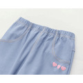 2020秋款韓版中大童愛心刺繡合身內搭褲/長褲(2色)_5