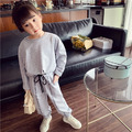2021春裝韓版中大童休閒字母上衣+長褲二件套(2色)_4