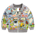 2021春裝韓版男童卡通毛怪棒球外套(2色)_3