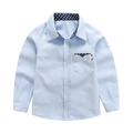 2021春裝韓版中大童男童點點口袋長袖襯衫/上衣(3色)