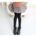 2022秋裝韓版中大童格子裙假二件裙褲(灰色)_2