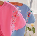 2021夏裝韓版糖果色網紗短袖公主上衣/T恤(3色)_8