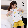 2022夏裝韓版中大童可愛卡通純棉上衣+短褲二件套/睡衣/家居服(15款)_3