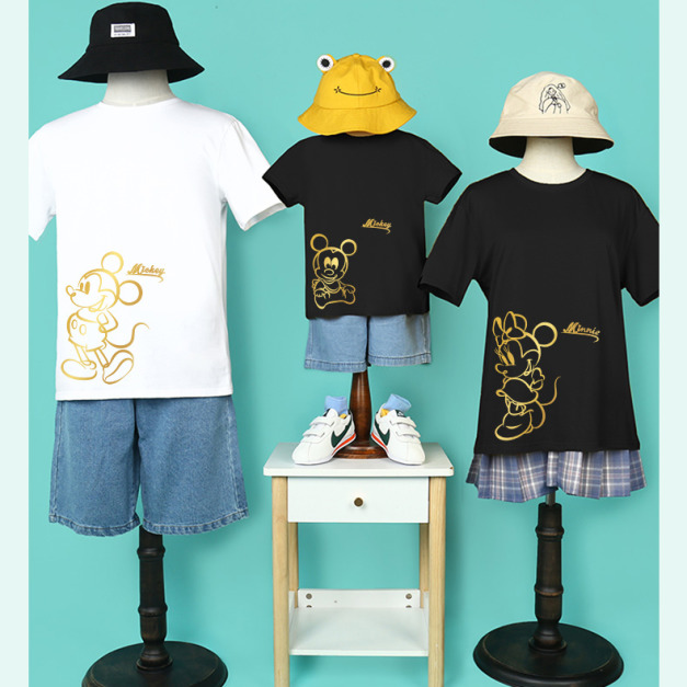 2021夏裝韓版純棉米奇米妮短袖T恤/上衣/親子裝(2色)