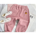 2021春夏裝款韓版中大童可愛小熊圖案長褲/休閒褲_5