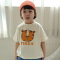 【韓國正品】夏裝純棉老虎圖案休閒上衣/T恤(2色)_5