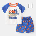 2021夏裝男童韓版純棉休閒上衣+短褲二件套裝/家居服(24款)_11