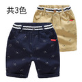 2021夏裝韓版中大男童小馬印花休閒短褲(3色)